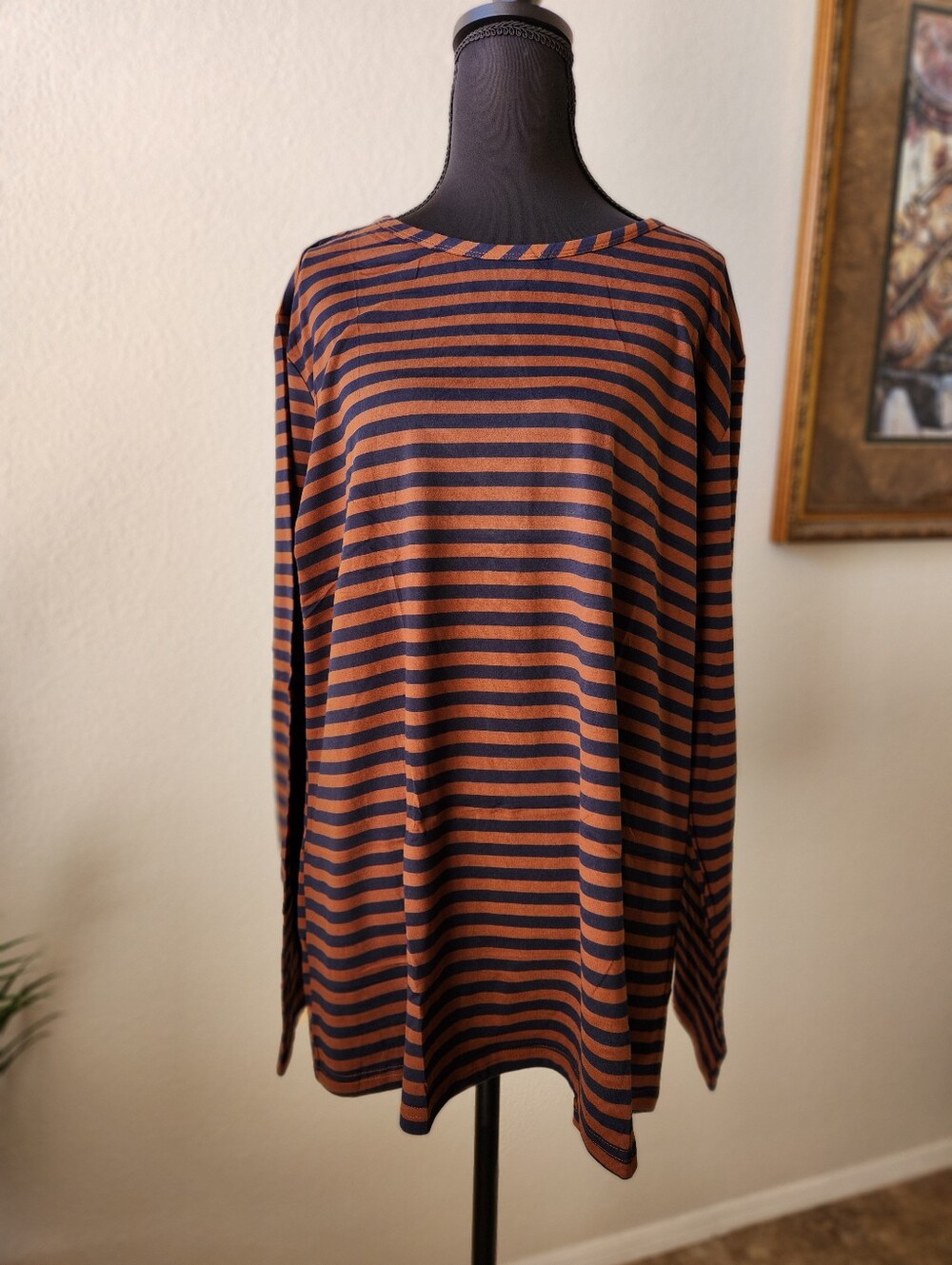 Plus Sized Long Sleeve Top 2x